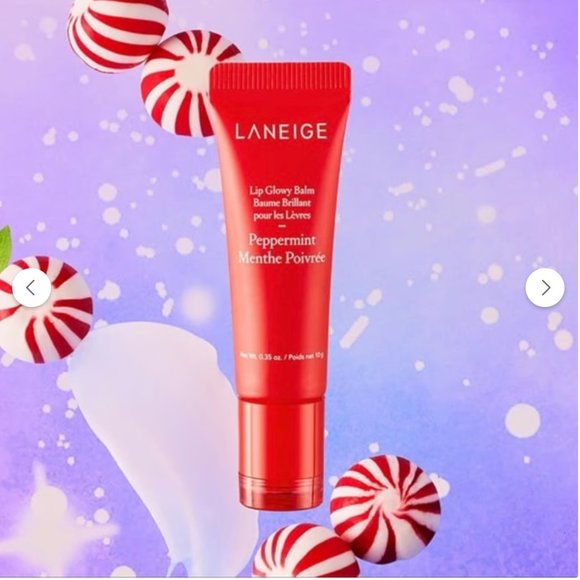 SOLD OUT- Laneige Glowy Lip Balm PEPPERMINT LIMITED EDITION, UNUSED*BNIB* - - Picture 3 of 4